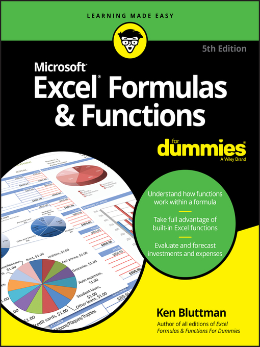 Title details for Excel Formulas & Functions For Dummies by Ken Bluttman - Available